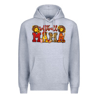 Heather Grey softball mama Premium Hoodie - Jasminsmagicworld