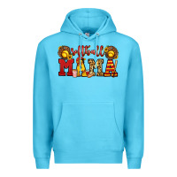 Ocean Blue softball mama Premium Hoodie - Jasminsmagicworld