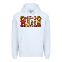 White softball mama Premium Hoodie - Jasminsmagicworld