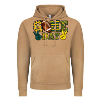 Vintage Camel Game day yellow and green team color Vintage Hoodie - HowdyJamesFarm