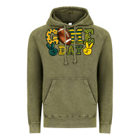 Vintage Olive Game day yellow and green team color Vintage Hoodie - HowdyJamesFarm