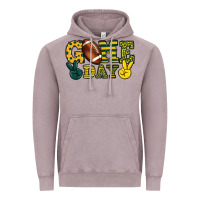 Vintage Zinc Game day yellow and green team color Vintage Hoodie - HowdyJamesFarm