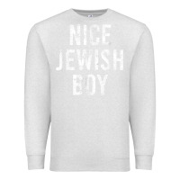 Oatmeal Heather hanukkah nice jewish boy cool chanukah festival jewish gift t shirt Premium Sweatshirt - minhPixels