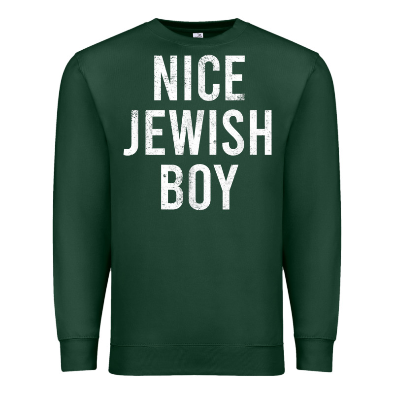 Hanukkah Nice Jewish Boy Cool Chanukah Festival Jewish Gift T Shirt Premium Sweatshirt by minhPixels | Teevron