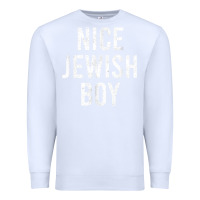 White hanukkah nice jewish boy cool chanukah festival jewish gift t shirt Premium Sweatshirt - minhPixels