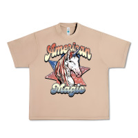 Burro American unicorn magic Urban Heavy Tee - HowdyJamesFarm