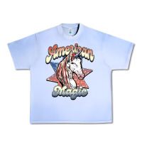 Grape Ice American unicorn magic Urban Heavy Tee - HowdyJamesFarm