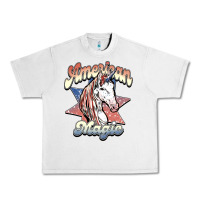 Lunar Rock American unicorn magic Urban Heavy Tee - HowdyJamesFarm