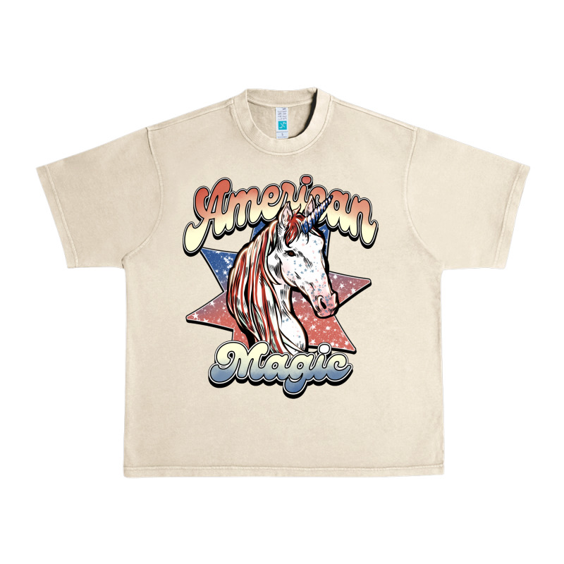 American Unicorn Magic Urban Heavy Tee by HowdyJamesFarm | Teevron