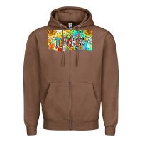 Chestnut Best Teacher Ever Zipper Hoodie - CowhideDigitalArt