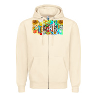 Sandshell Best Teacher Ever Zipper Hoodie - CowhideDigitalArt