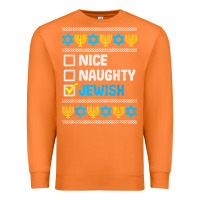 Carrot nice naughty jewish ugly hanukkah sweater chanukah jew gift premium t Premium Sweatshirt - minhPixels