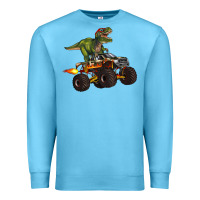 Monster Truck And T Rex Dinosaur Premium Sweatshirt | Teevron