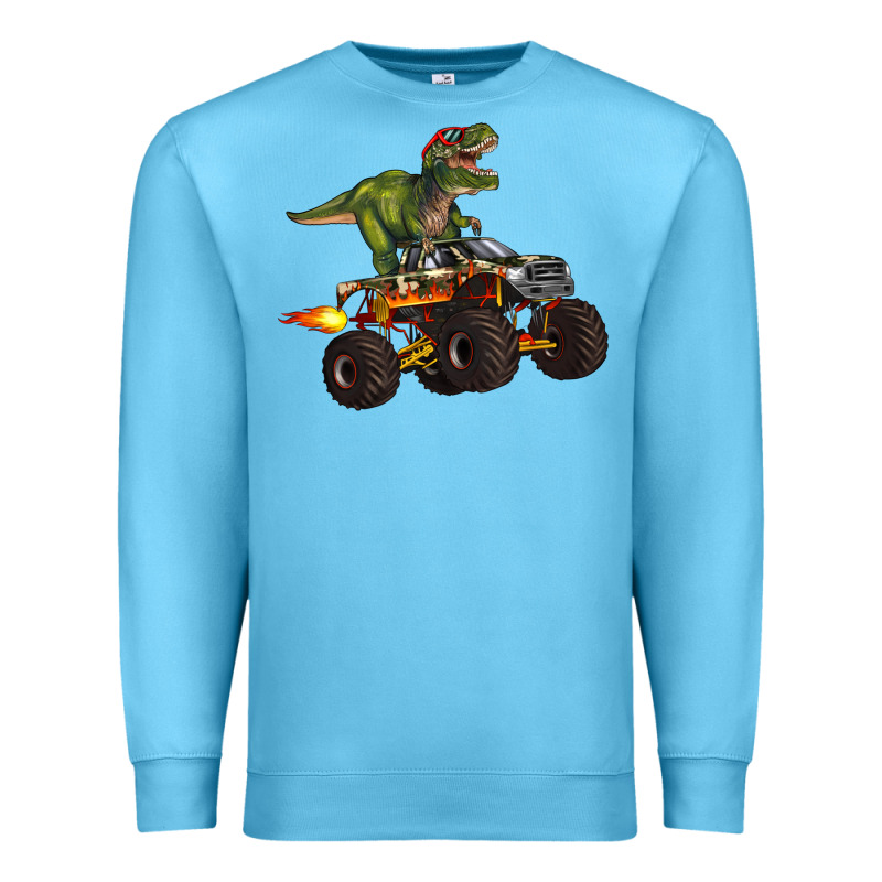 Monster Truck And T Rex Dinosaur Premium Sweatshirt by Artiststas | Teevron
