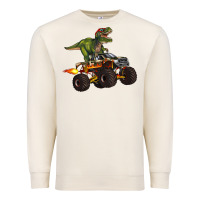 Sandshell monster truck and t rex dinosaur Premium Sweatshirt - Artiststas