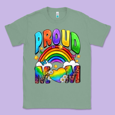 Proud Mom Classic Tee Designed By Nancycooperartshop