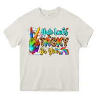 Cream hate looks tacky on you Heavy Core Tee - LillyAllenDesigns