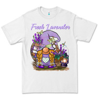 White fresh lavender gnome Premium Tee - BarkalooDesign