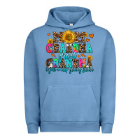 Pigment Pebble Blue mom grandma great grandma its just a keep getting Urban Hoodie - AdoDesignShop