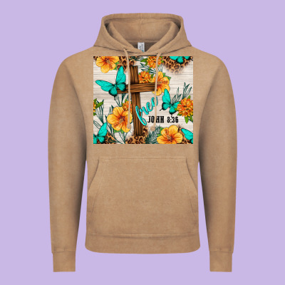 Christian Free John 8 36 Vintage Hoodie Designed By Tumblerdesignbyshophia