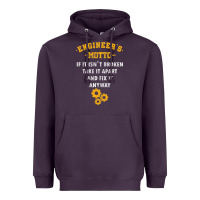 Plum engineer engineering mechanical profession electrical gift Heavyweight Hoodie - minhPixels