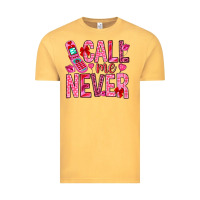 Vintage Mustard Call me never Valentine's Day Vintage Tee - HowdyJamesFarm