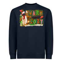Navy Warm And Cozy Penguin Heavyweight Sweatshirt - FaDigitalArtStudio