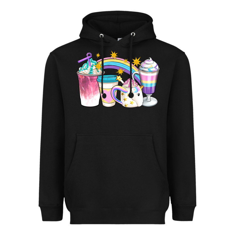 Unicorn Coffee Cups Heavyweight Hoodie by Artiststas | Teevron