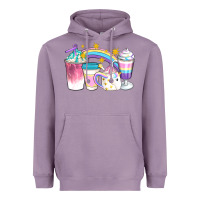 Lavender Unicorn Coffee Cups Heavyweight Hoodie - Artiststas
