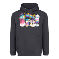 Smoke Unicorn Coffee Cups Heavyweight Hoodie - Artiststas