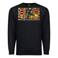 Black forklift sippy Premium Sweatshirt - Artiststas