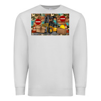 Dove Grey forklift sippy Premium Sweatshirt - Artiststas