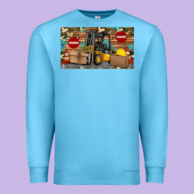 Forklift Sippy Premium Sweatshirt Designed By Artiststas
