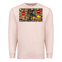 Pale Pink forklift sippy Premium Sweatshirt - Artiststas