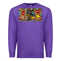 Purple forklift sippy Premium Sweatshirt - Artiststas