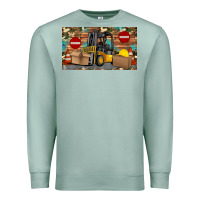 Seafoam forklift sippy Premium Sweatshirt - Artiststas