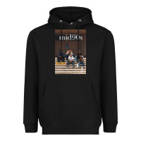 Black mid 90s movie Heavyweight Hoodie - minhPixels
