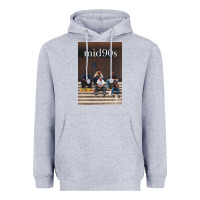 Heather Grey mid 90s movie Heavyweight Hoodie - minhPixels