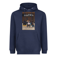 Navy mid 90s movie Heavyweight Hoodie - minhPixels