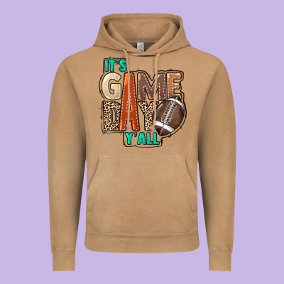 It's Game Day Y'all Vintage Hoodie Designed By Howdyjamesfarm