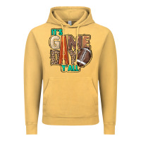 Vintage Mustard It's game day y'all Vintage Hoodie - HowdyJamesFarm