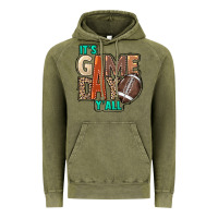 Vintage Olive It's game day y'all Vintage Hoodie - HowdyJamesFarm