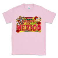 Bubblegum Pink Viva Mexico Classic Tee - texasbilliewilder