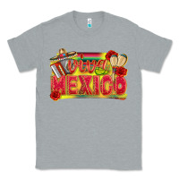 Heather Grey Viva Mexico Classic Tee - texasbilliewilder