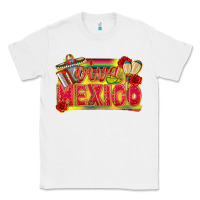 White Viva Mexico Classic Tee - texasbilliewilder