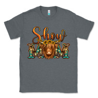 Charcoal Heather show mom long haired cow Classic Tee - Jasminsmagicworld
