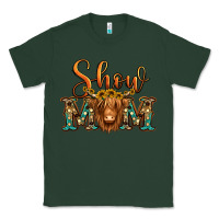 Sports Green show mom long haired cow Classic Tee - Jasminsmagicworld