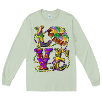 Matcha mardi gras love with king cake Long Sleeve Tee - RanaPortraitStore