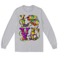 Moon Dust mardi gras love with king cake Long Sleeve Tee - RanaPortraitStore