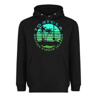 Bvi Tortola British Caribbean Island Souvenir Heavyweight Hoodie | Teevron